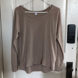 Cream Scoop Sweater